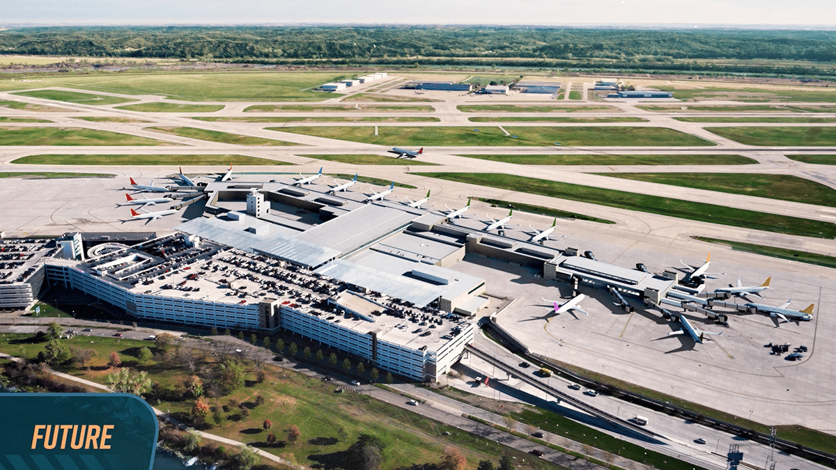 End of 2024 Eppley Airfield Construction Progress Photo